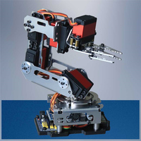 12V 5A Robot Arm Assembly Kit Robotic Arm Kit Programmable Mechanical Arm 6-axis Metal Servo Robotic Arm 20.5kg.cm/ 25.5kg.cm