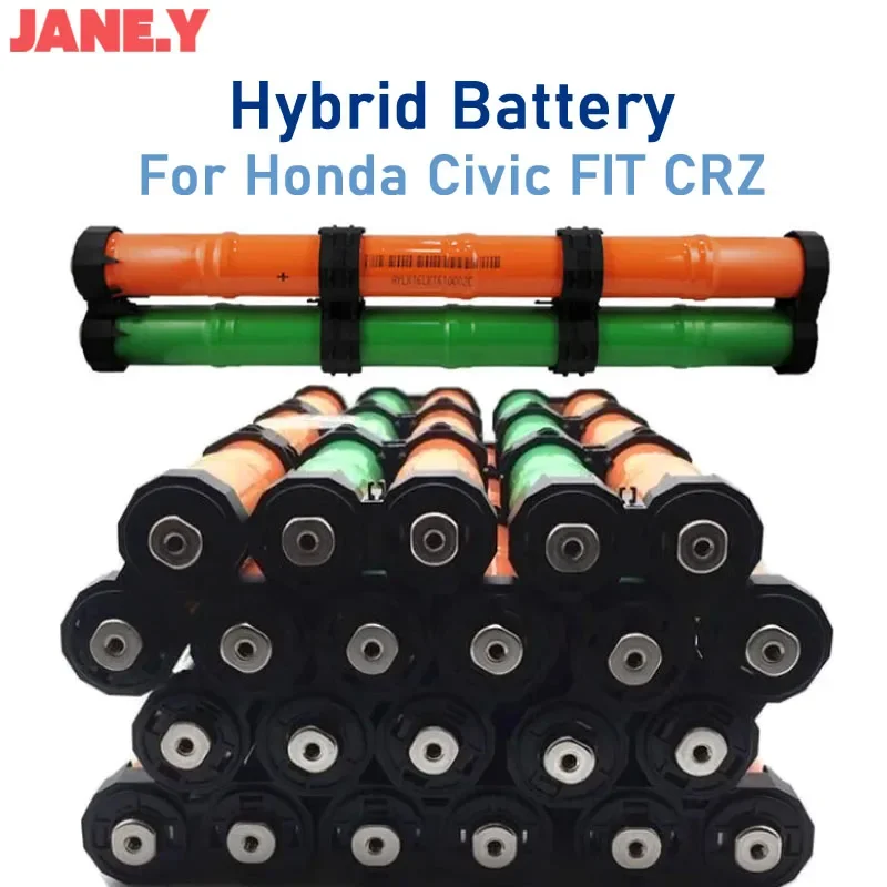 Hybrid Battery For Honda Civic FIT CRZ Insight 14.4V 6.5AH New Car Replacement Ni-mh Cell Pack Electric Vehicle Battery PHEV HEV