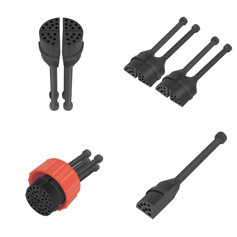 32 Pin Underwater Split Connector Waterproof PUR Cable Connectors for Subsea Harsh Ocean Environments