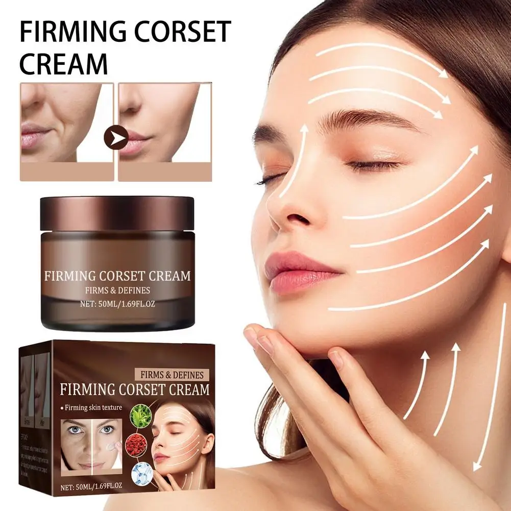 Black Tea Firming And Reshaping Facial Cream Firmen The Face Neck Enhance Facial Contour Shrinking Pore Facial Cream E