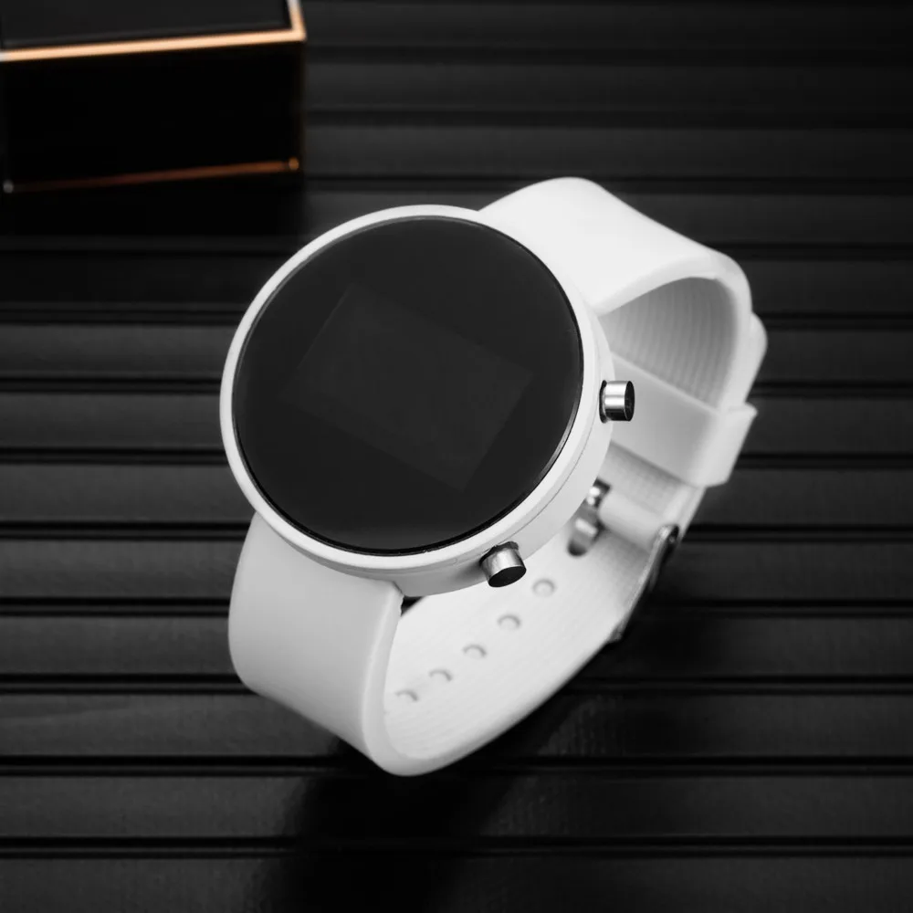 Fashion Digital Watch for Men Women Kids Simple Sports LED Watch Silicone Watchband Multi-color Casual Ladies Watch Reloj Mujer