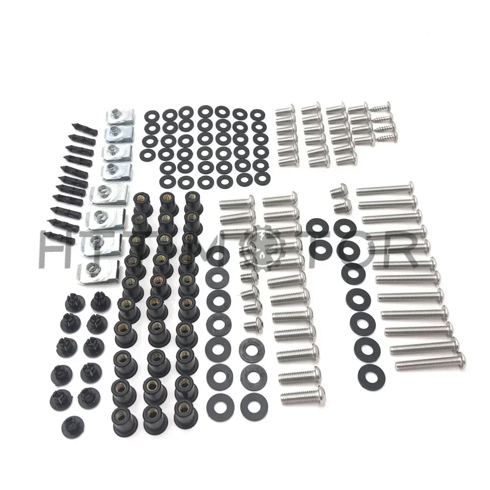 

Motorcycle Complete Fairing Bolts Body Screws Kit fo 2007-2008 Kawasaki Ninja ZX6R