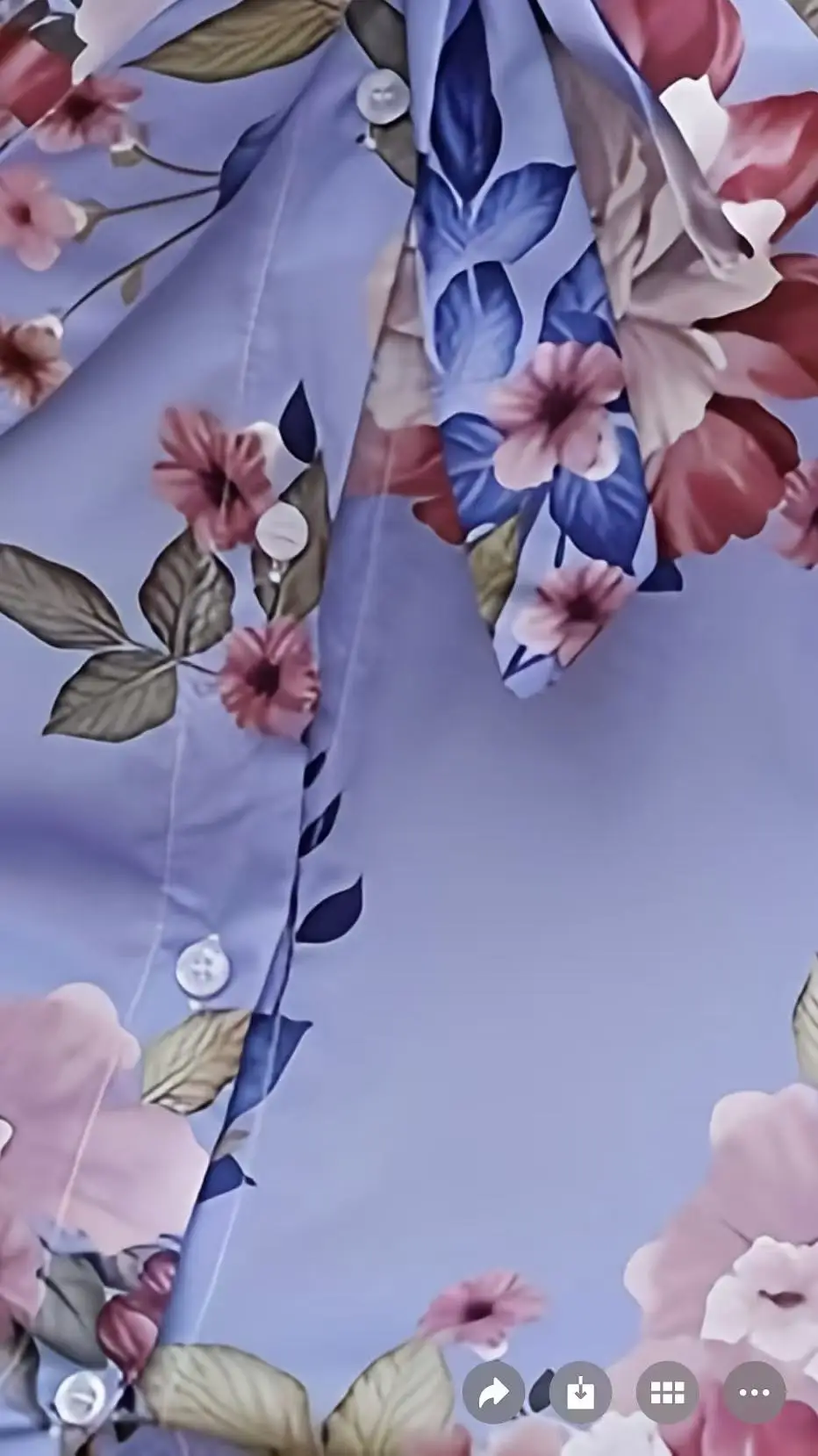 Sommer-Taillen-Hemdkleid, einreihig, bedruckt, kurzärmelig, langes Kleid