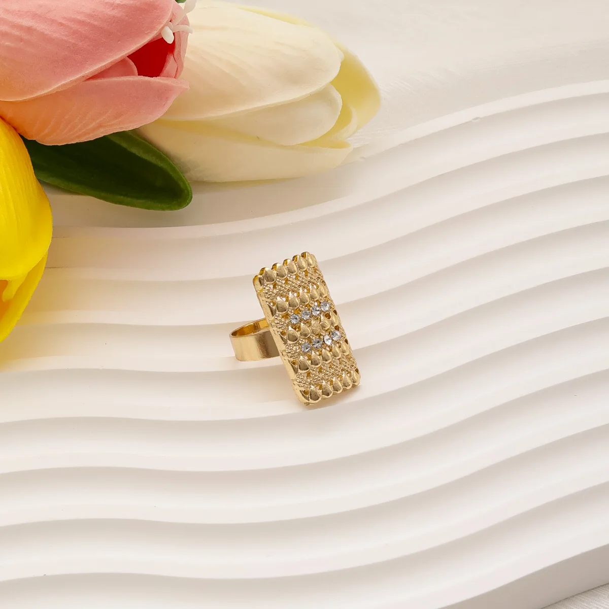 Liffly Fashion مجموعات مجوهرات النيجيرية الهندية للنساء دبي الذهب اللون الزركون قلادة أقراط سوار حفل زفاف الزفاف #4