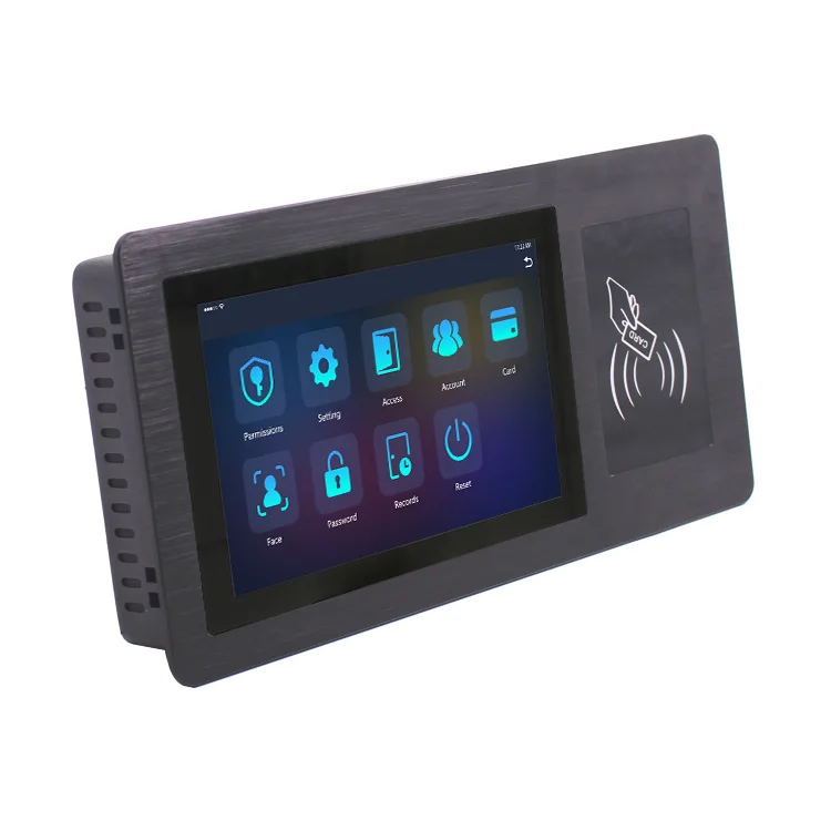 7 Inch Wireless Wifi Door Apartment Smart Access Control System With Nfc Rfid Fingerprint Scanner Touch Screen