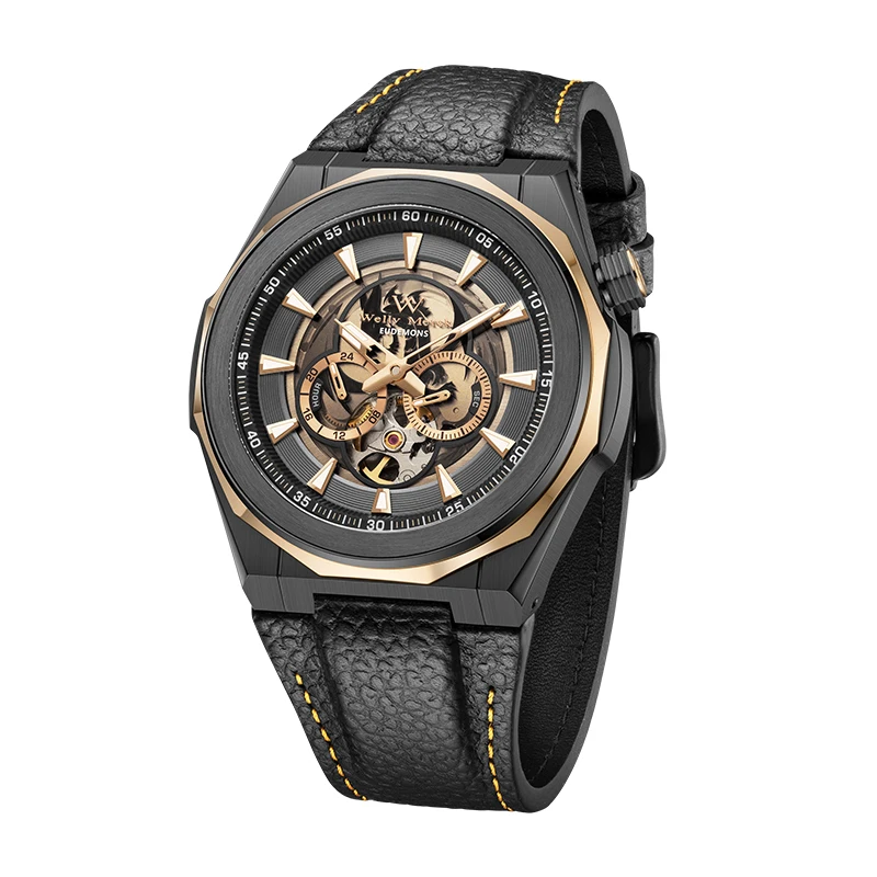 

WM Watch Miyota Automatic 82S7 Mechanical Watches Water Resistant Classic Casual Business Man Watch Welly Merck Watch moyu02M