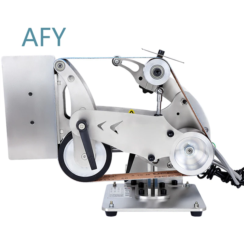 750W Industrial Sanding Belt Machine for Woodworking Polishing Grinding Multi-Angle Adjustment Heavy Duty Belt Sander Tool