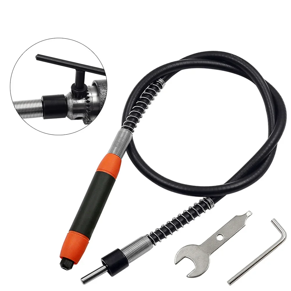

3-3.2mm Flex Shaft Drill Chuck Handle Adapter Extension Flexible Shaft For Power Rotating Tool Electric Grinder Accessory DIY