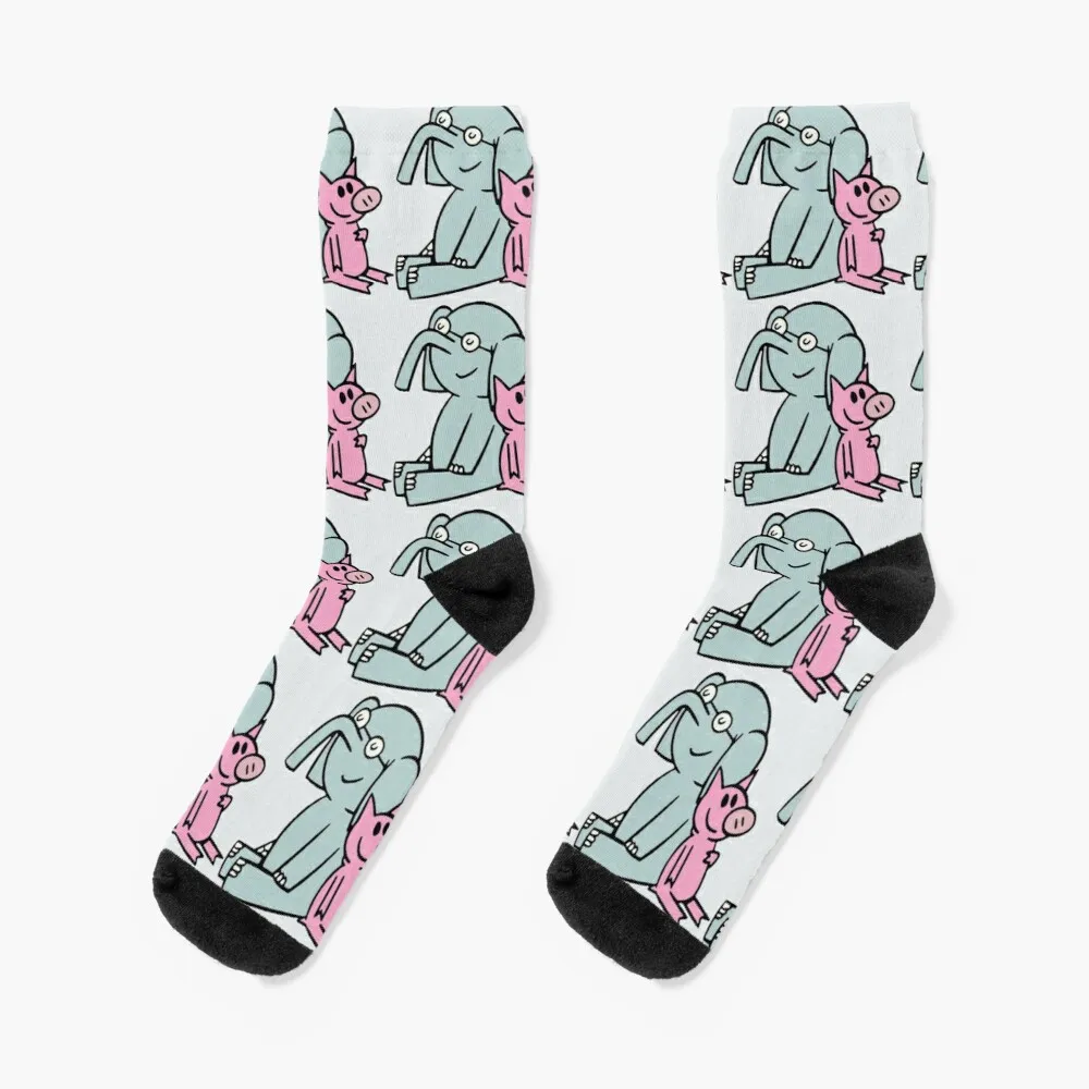 Elephant and piggy best friend. Socks Funny Gift