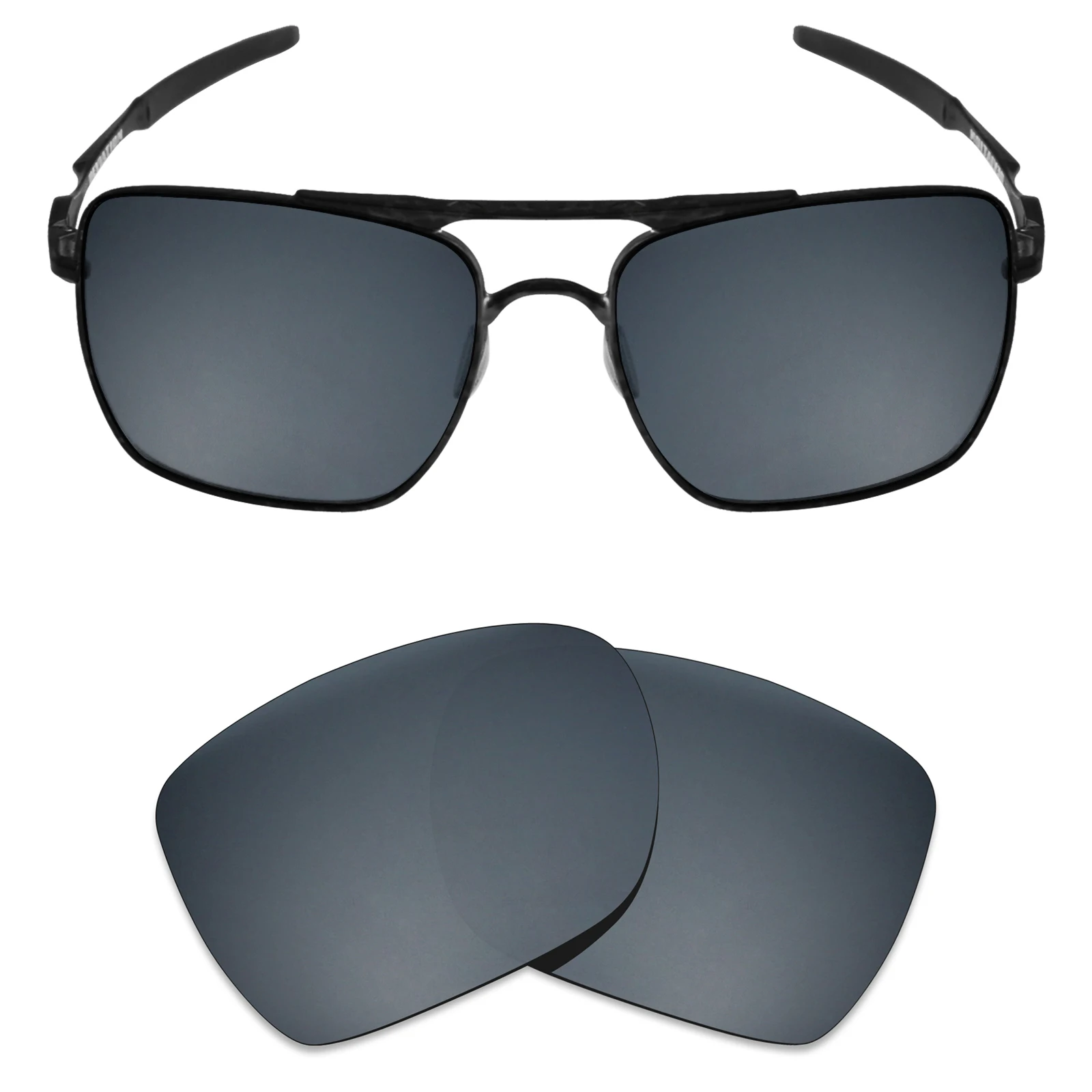 ezoptix123 Substituição de lentes polarizadas / não polarizadas para óculos de sol Oakley Deviation OO4061-59mm