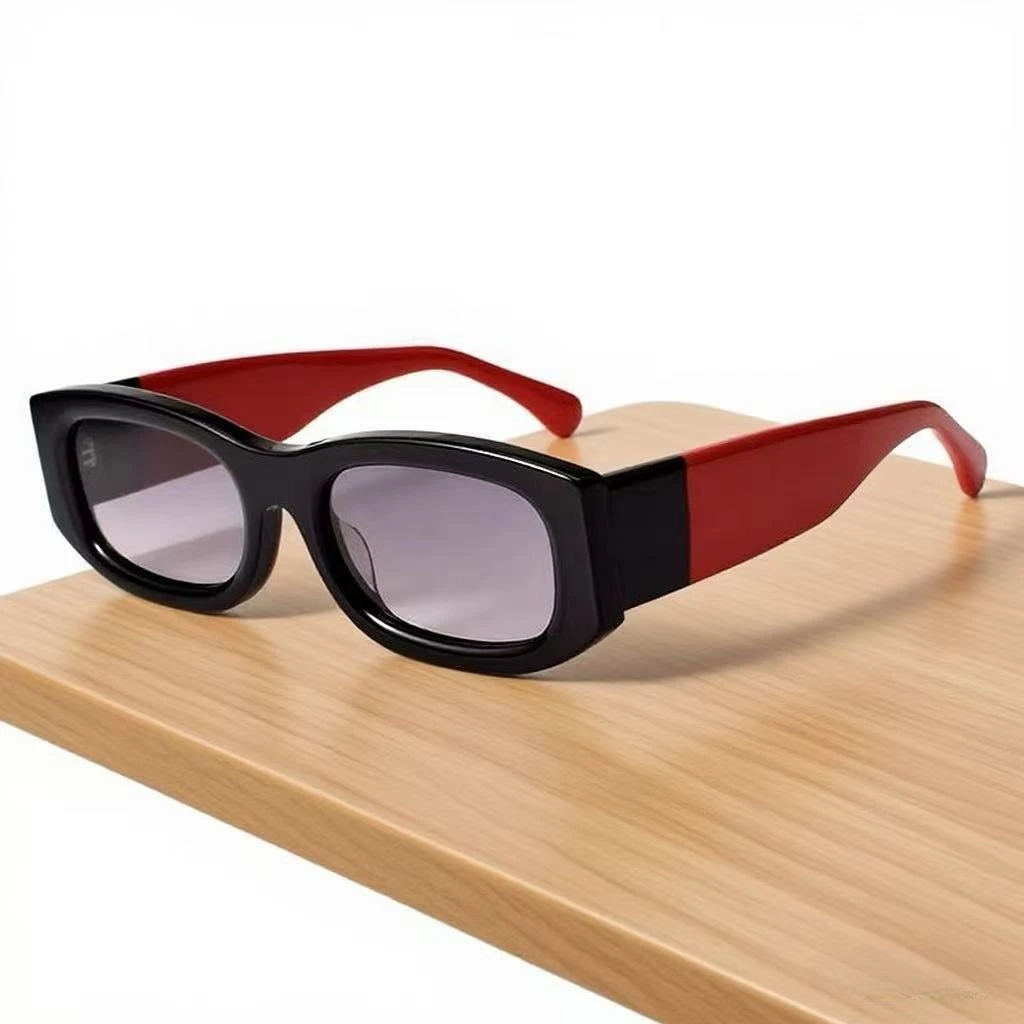 

New Fashion Personality Thick Acetate Women Sunglasses Cat Eye Design High-end Elegant Sun Glasses Support Prescription Lenses