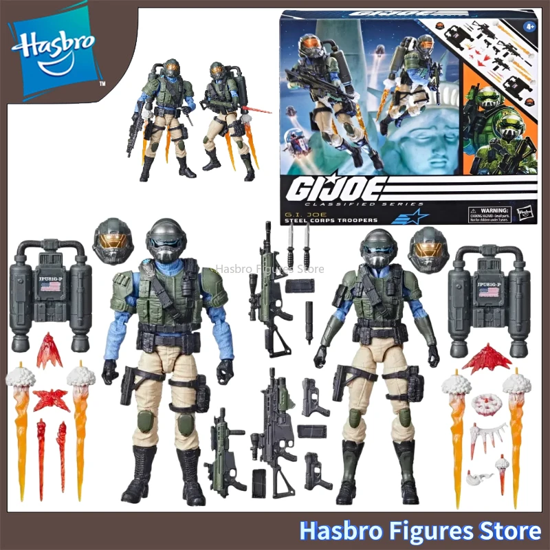 

In Stock Hasbro G.I.Joe Classified Series 6" 095 Steel Corps Troopers 2-Pack Action Figure Model Toy Collection Hobby Gift