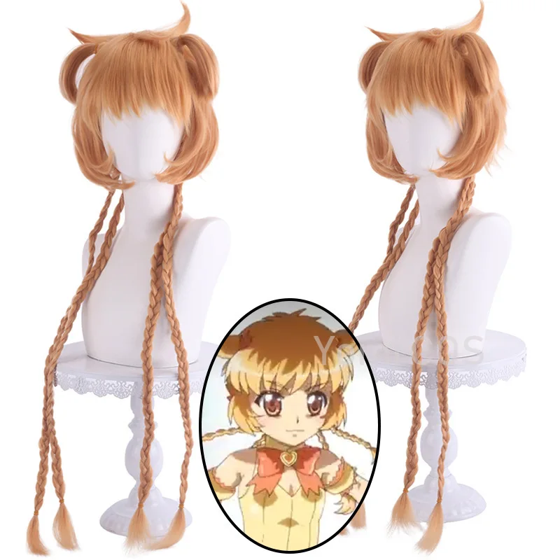 Anime Tokyo Mew nuevo Cosplay Midorikawa Retasu/momiya Ichigo/Aizawa Minto Peluca de pelo largo para Halloween, juego de rol para niñas, accesorios para Cos