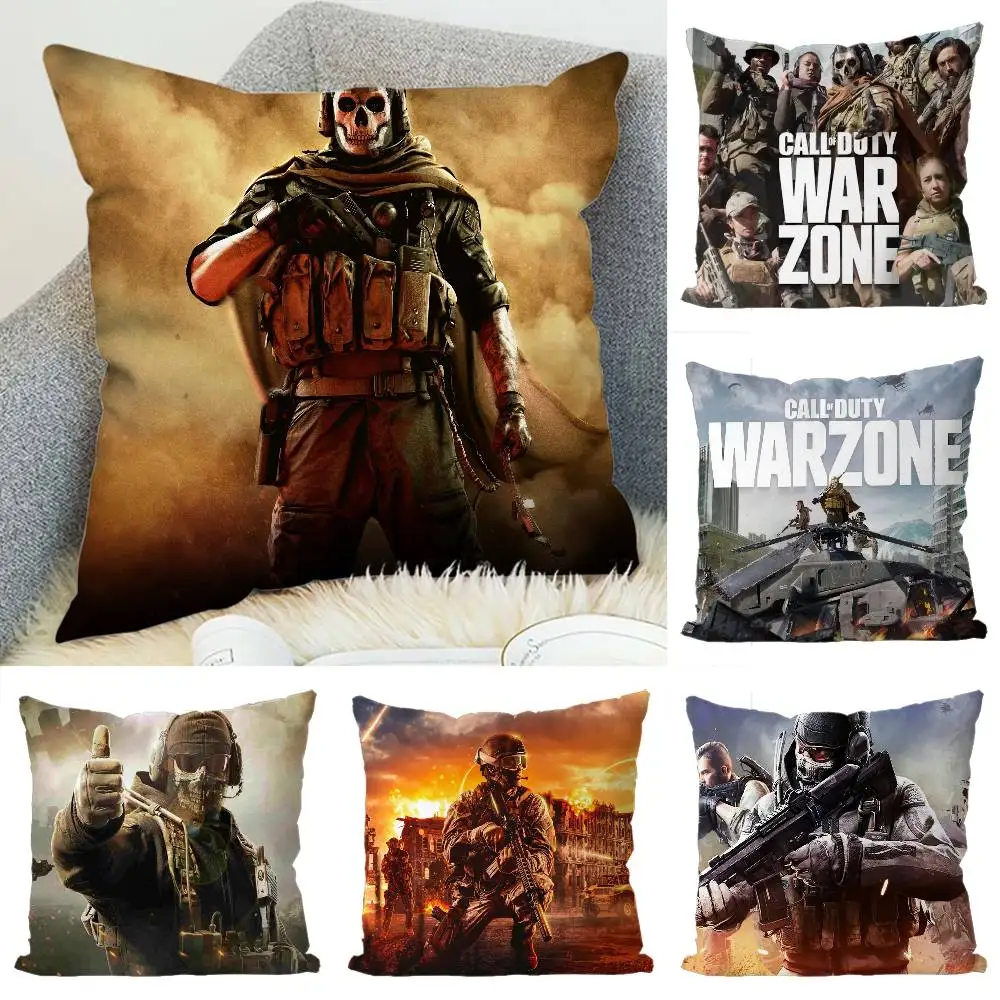 

Call Of Duty Warzone Pillow Case Luxury Double-sided For Car Pillows 45x45 Cushions Cover Home And Decoration Sofa Pillowcase 50