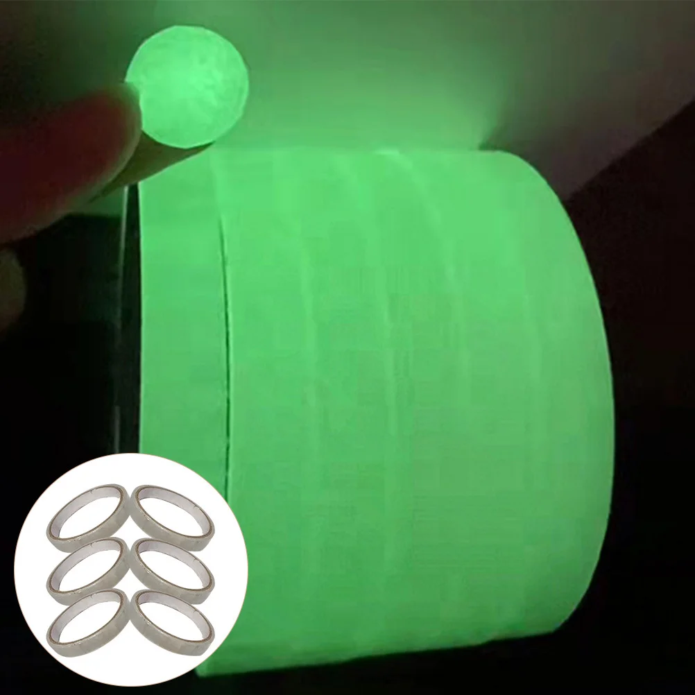 

6 шт. светящиеся в темноте липкие шариковые ленты прочная безопасная декомпрессионная клейкая лента для детей расслабляющая снятие стресса DIY креативная