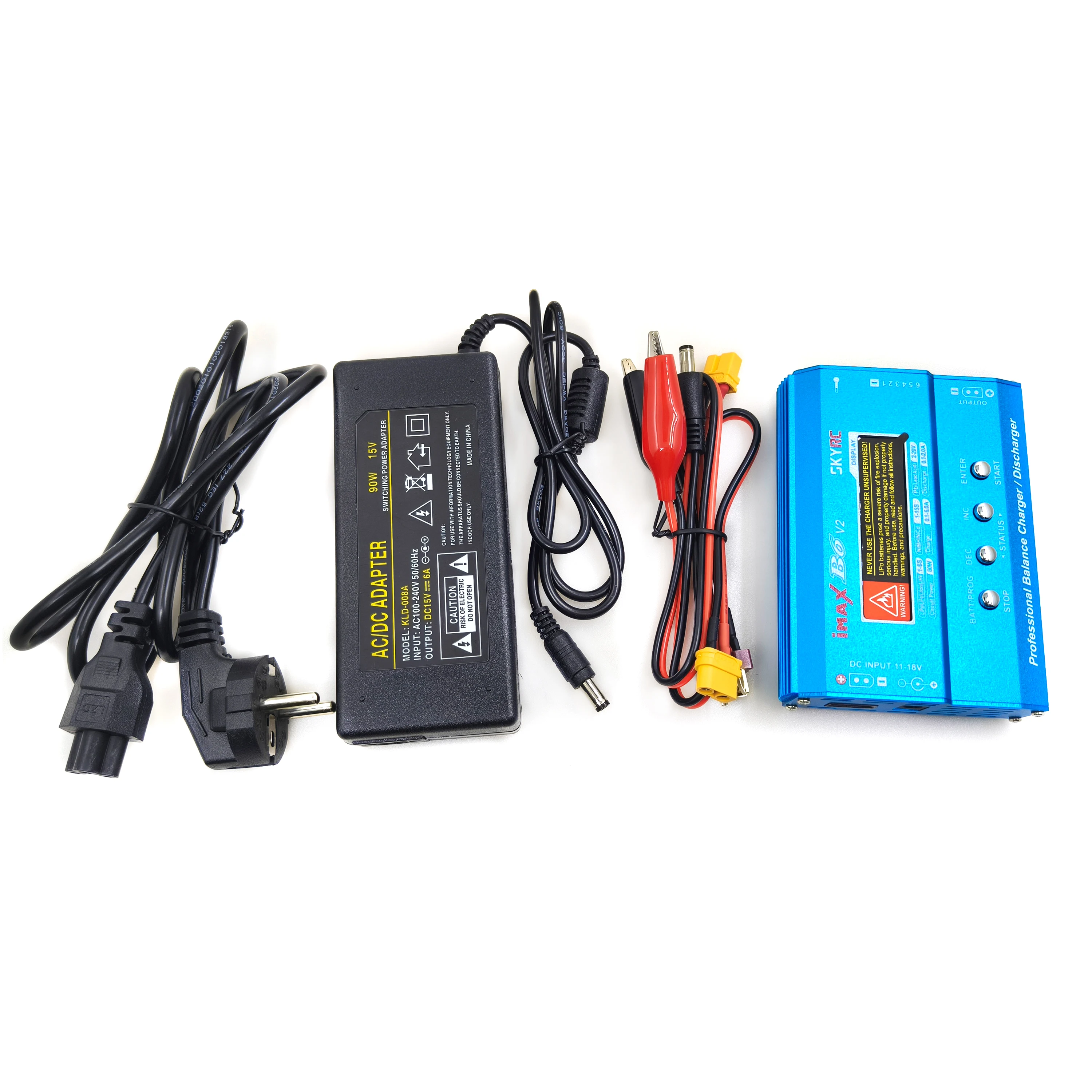 

SKYRC Professional Balance Charger IMax B6 V2 6A Balance Discharger With AC POWER 15V 6A Adapter for Rc Car Drone Helicopter