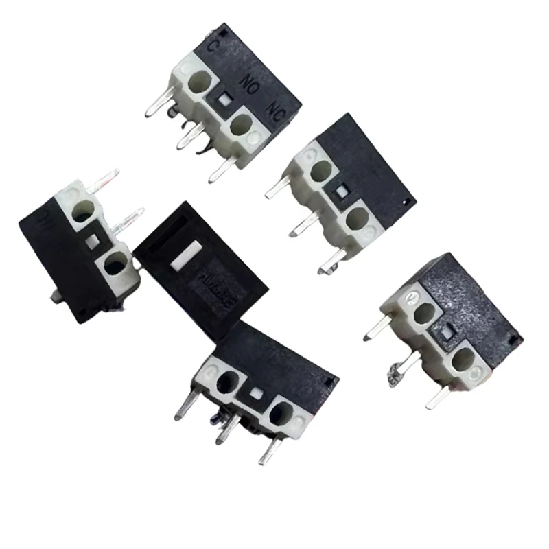 10PCS/LOTS Taiwan for Himake White Mouse Switch for 3 Pins Micromotor 5 Million Times long life Span