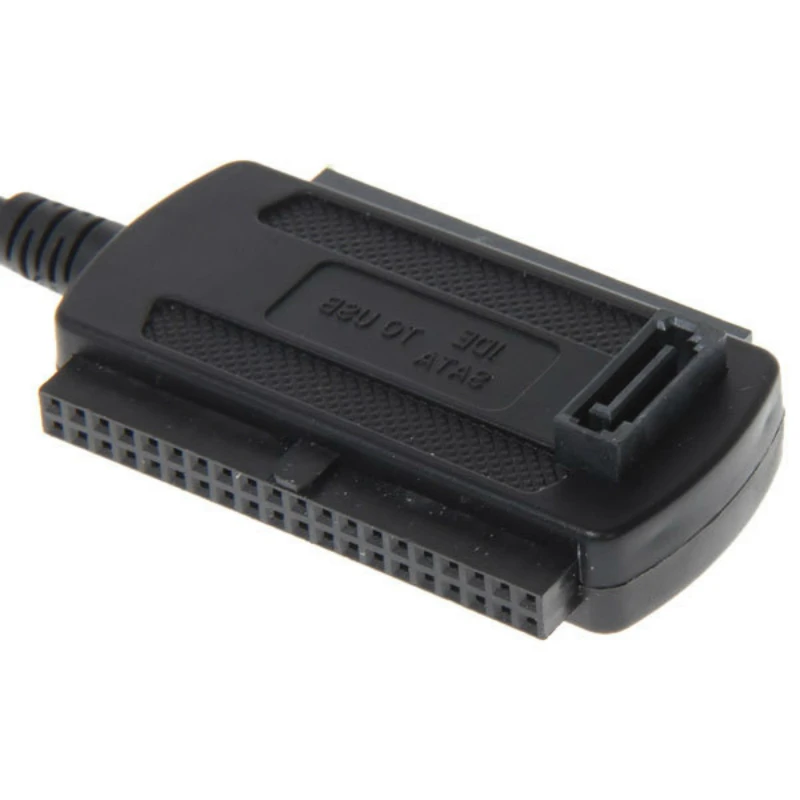 USB 2.0 para 2.5 "3.5" SATA PATA IDE Drive Adapter, Cabo Conversor para Disco Rígido, HDD