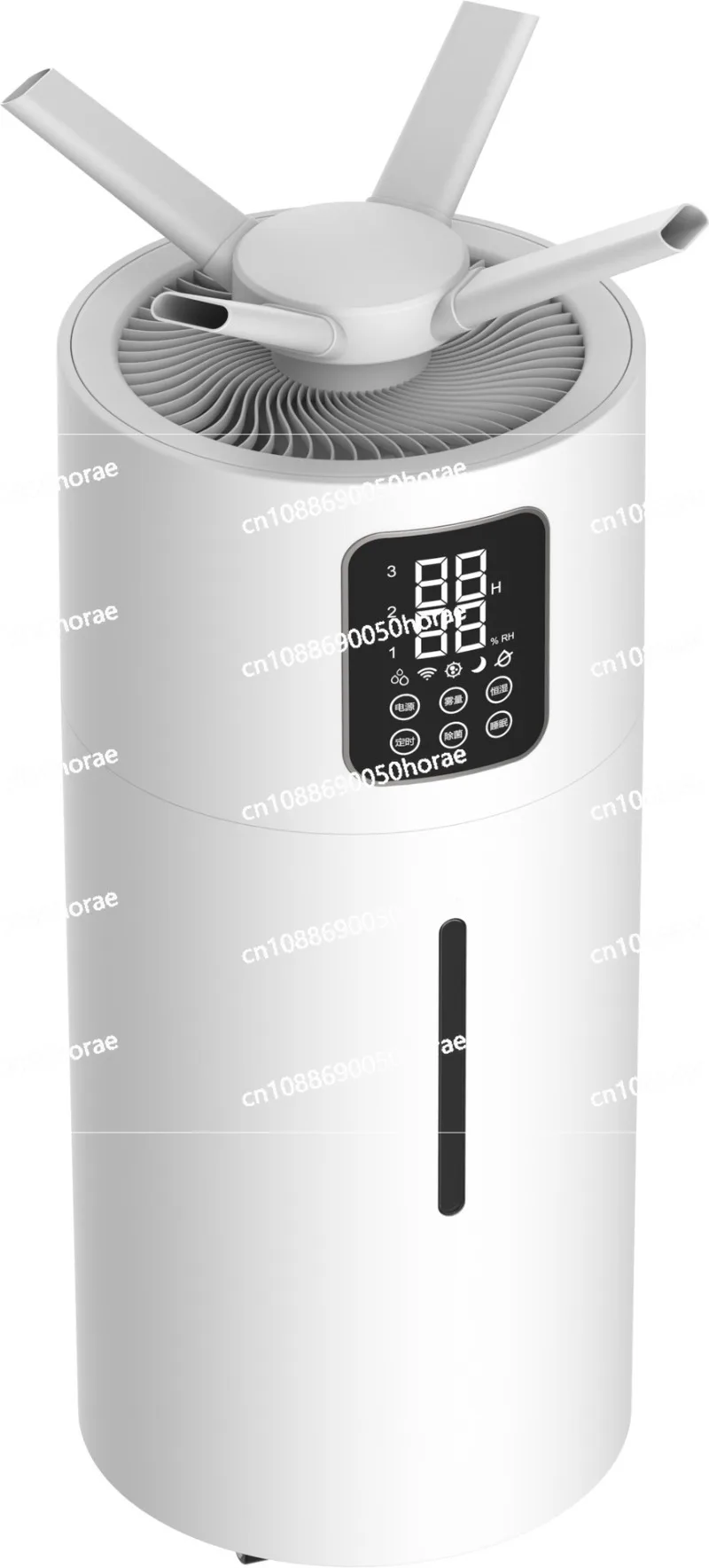 Four Core Large Capacity 25L Bedroom, Floor Mounted Water Humidifier, Home Living Room, Dense Fog, Intelligent