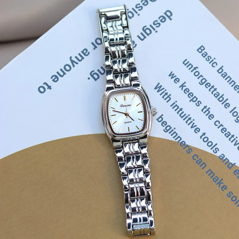 Exquisite Women'S Wristwatch, Small Green Watch, Vintage Steel Strap Watch, Women'S Antique Watch, Women'S Wristwatch.