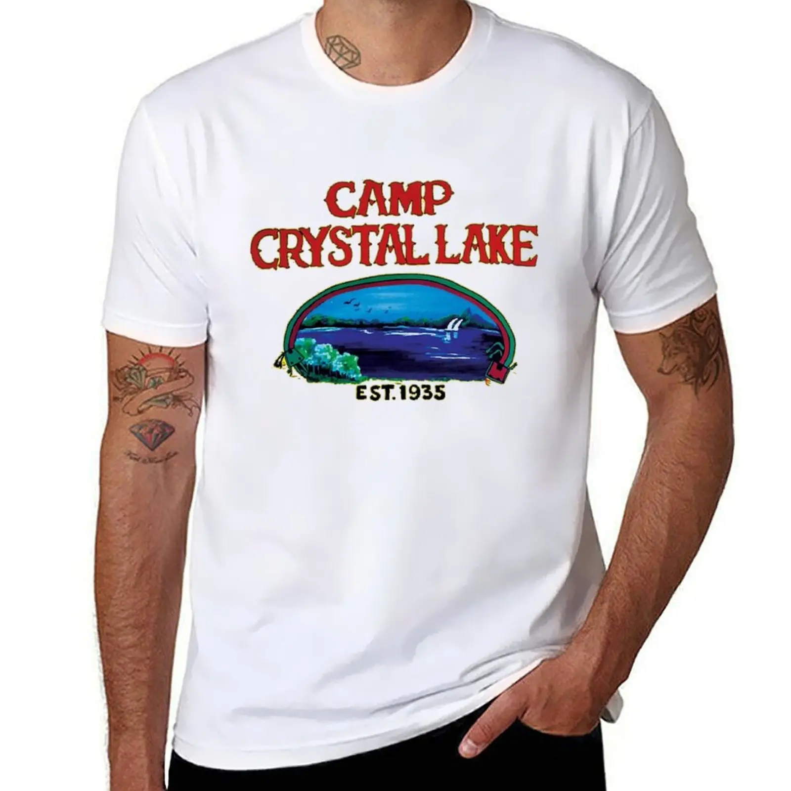 

Camp Crystal Lake T-Shirt t shirt men 100% cotton luxury brand t shirts cotton 100% T-Shirt