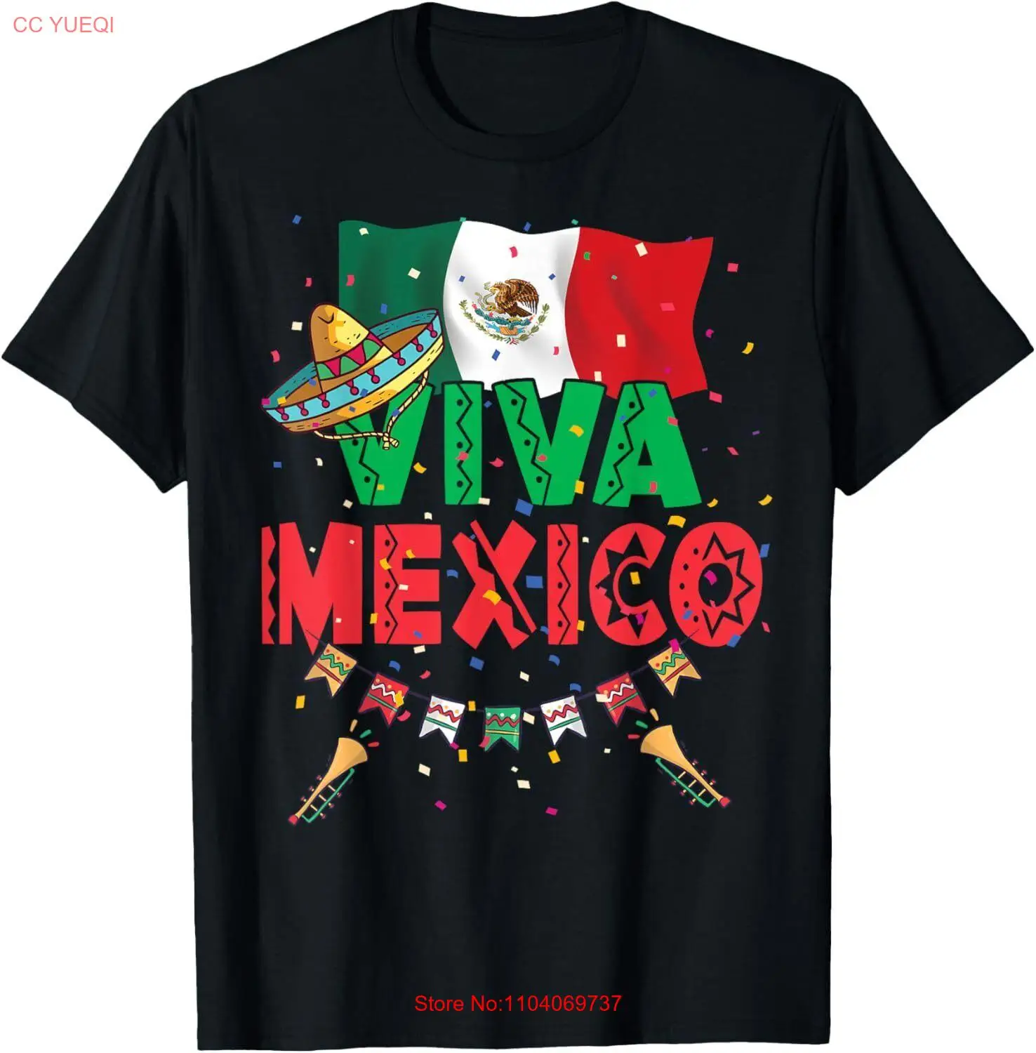 Viva Mexico Mexican Independence Day Independencia De Mexico T-Shirt