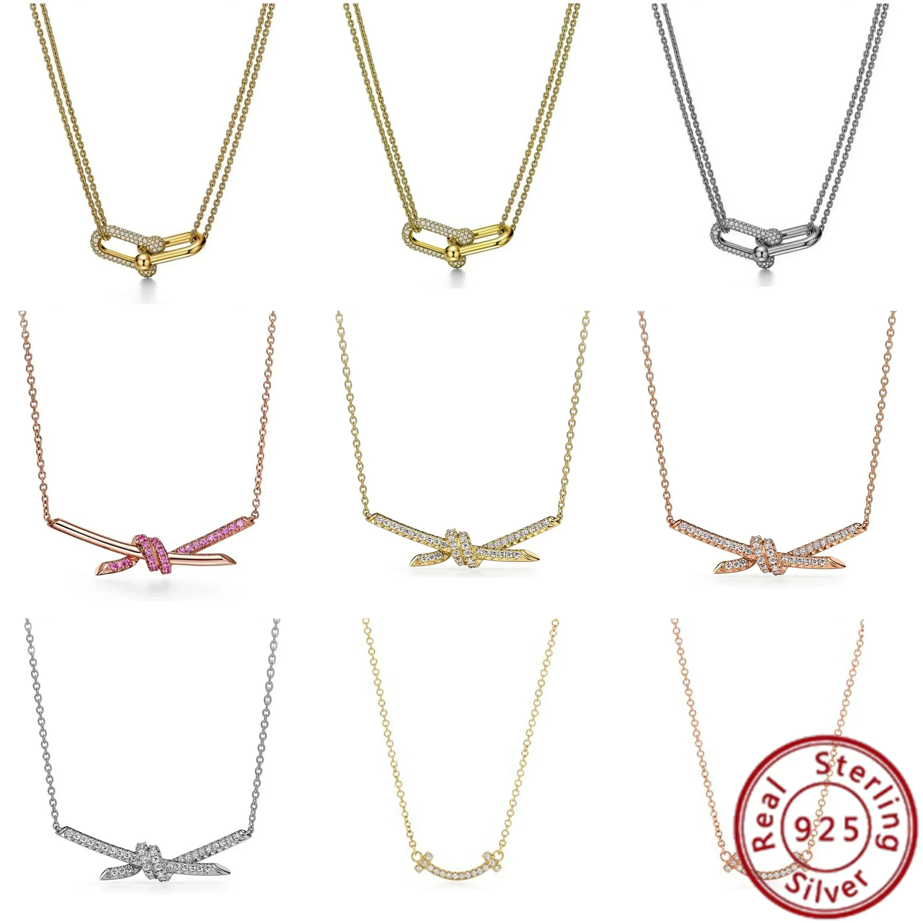 

2025 New S925 Sterling Silver Necklace - Enhance Temperament Charm with Free Shipping & Great Price