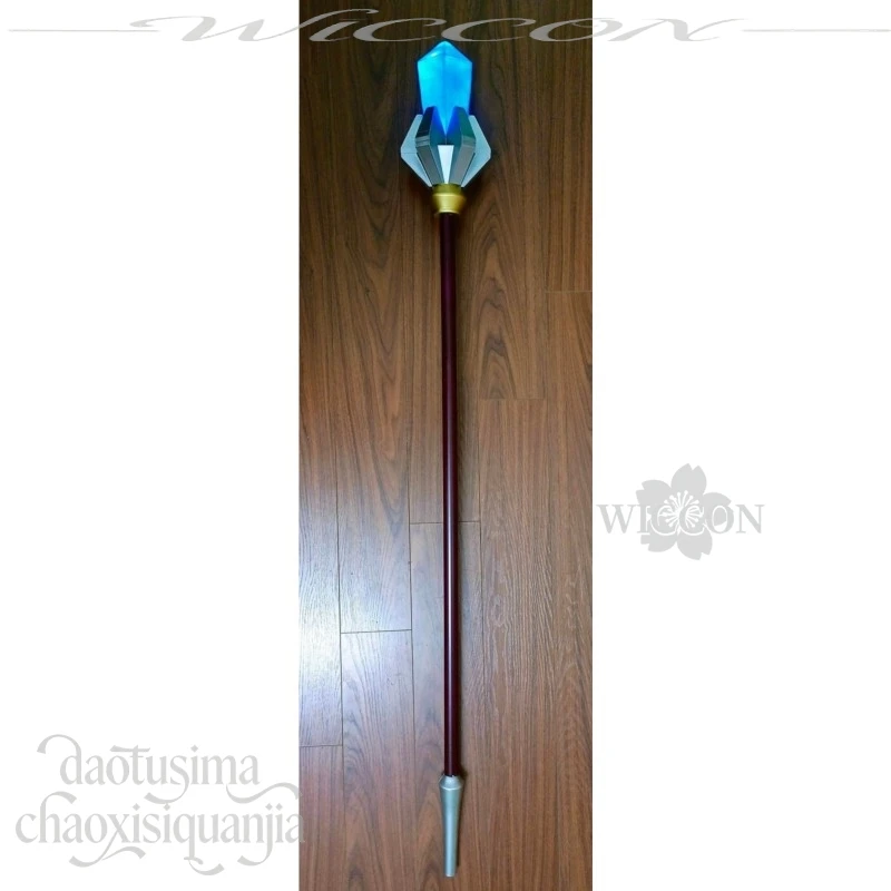 Anime Game Project Sekai Cosplay Mikuu 2019 Snow Not Glowing Staff Magic Magical Props 3D Polylactic Acid Props Accessories 코스프레 - view 3