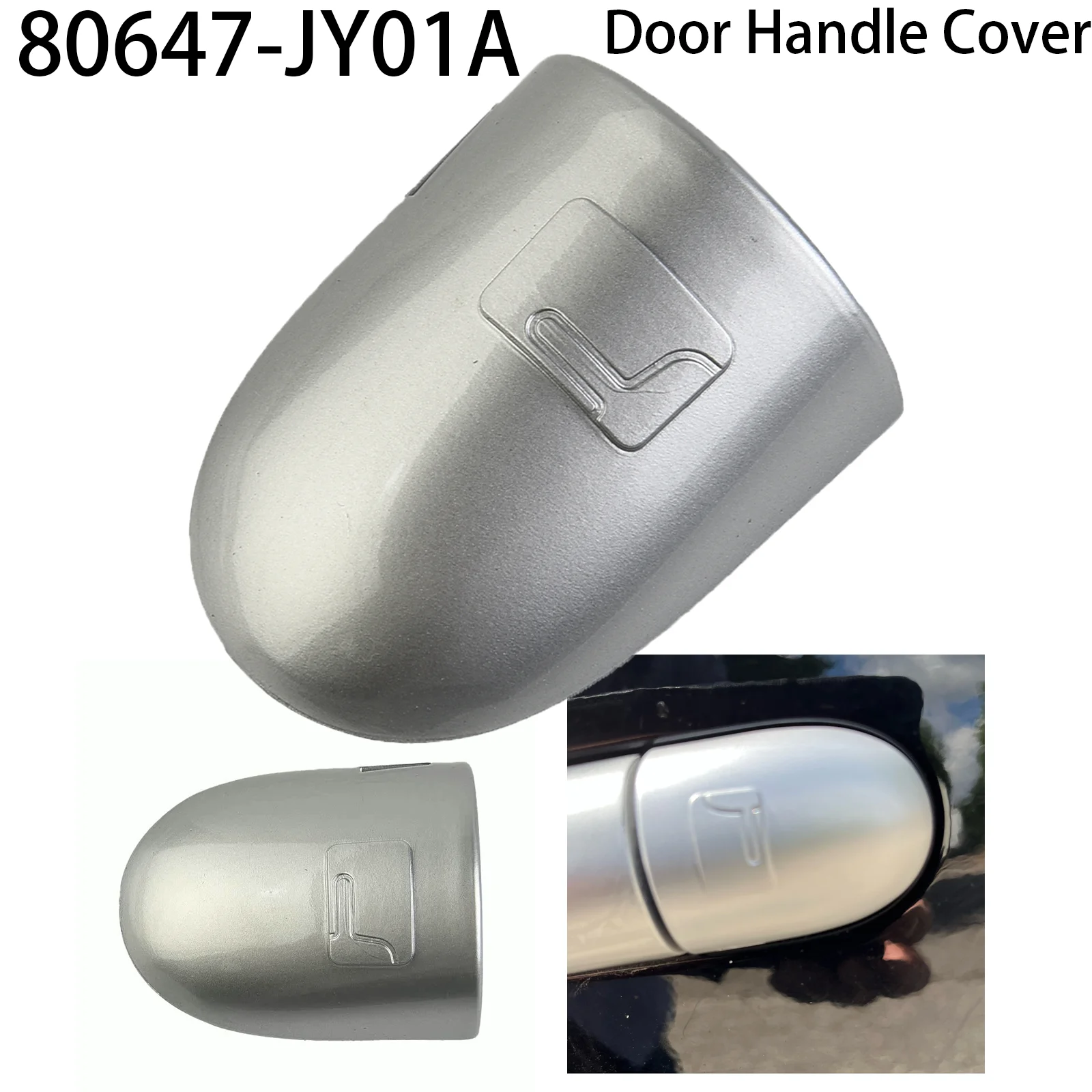 Door Handle Cover Front Left For For KOLEOS 2009-2018  Fit For KOLEOS 2009-2018 Car Exterior Accessories