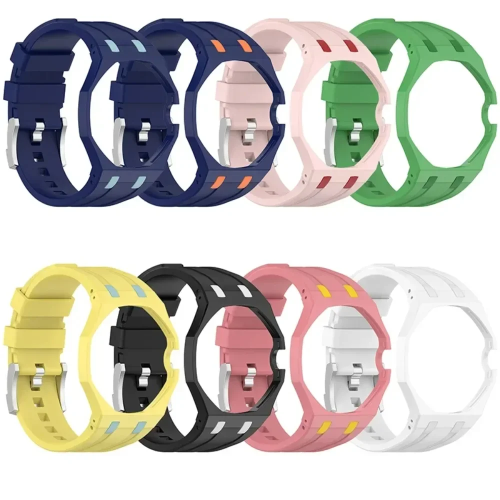 2-in-1-Armband + Gehäuse für Swatch x AP Royal Pop Taschenuhr, umbaubar zur Armbanduhr, PC-Gehäuse + Silikonarmband, Armband-Zubehör – Detail 9