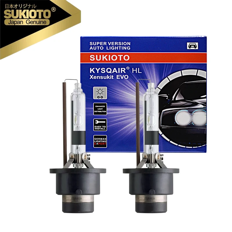 

2 шт. SUKIOTO DOT 55 Вт D2S Xenon D2R 6000K D4S HID 3000K D4R HID Xenon MUGENVISION Ксеноновые лампы высокого качества D2S Ксенононовые лампы D4S HID BULB