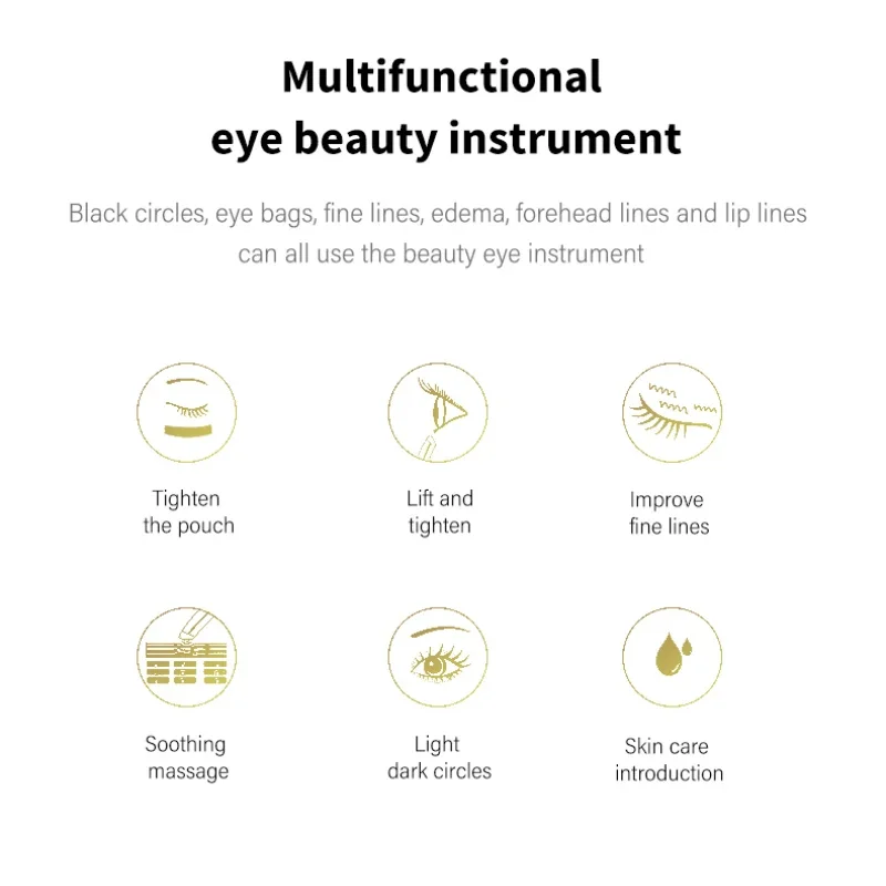 Ohio eur oculaire à microcourant, livraison gratuite, réduit les poches gonflées des yeux, les cerfs, déformable, appareil de beauté