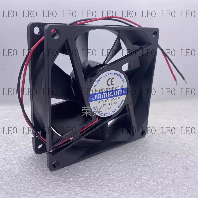 SS  For JAMICON SF0825B4TRAR 48V 0.30A 8CM 8025 2-wire cooling fan