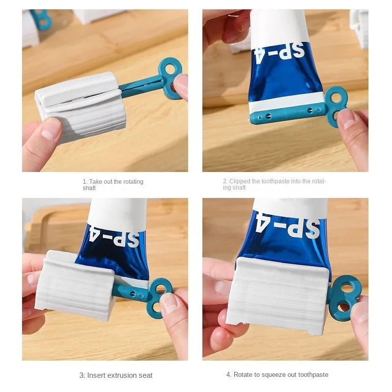 Toothpaste Squeezer Device Multifunctional Dispenser Facial Cleanser Clips Manual Lazy Tube Tools Press Bathroom Accessories image 5