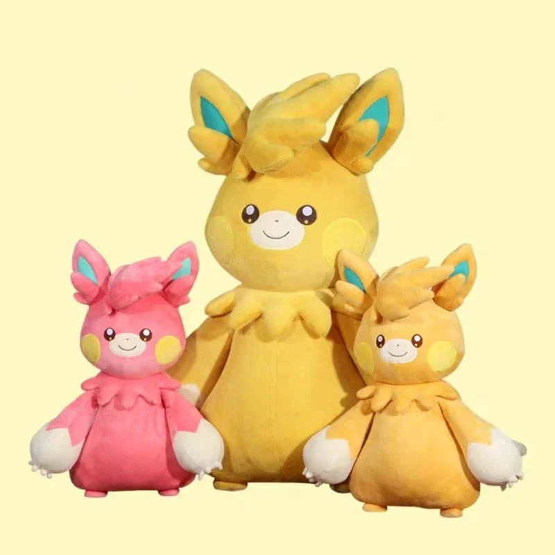 40cm Pokemon Pawmot Large Plush Toys Anime Doll Cute Kawaii Cartoon Pawmi Pokémon Stuffed Plushie Pillow Gift for Children