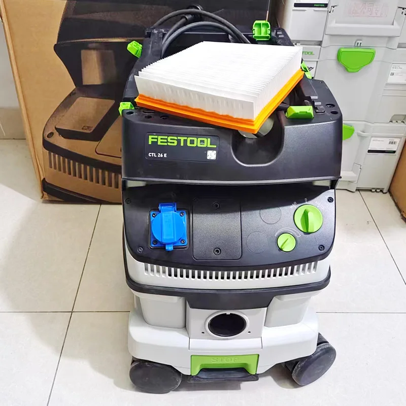 Original German FESTOOL Vacuum Cleaner Air Filter 36AC Dust  Collector Filter Element Vacuum Cleaner Sandpaper Machine Air Grid