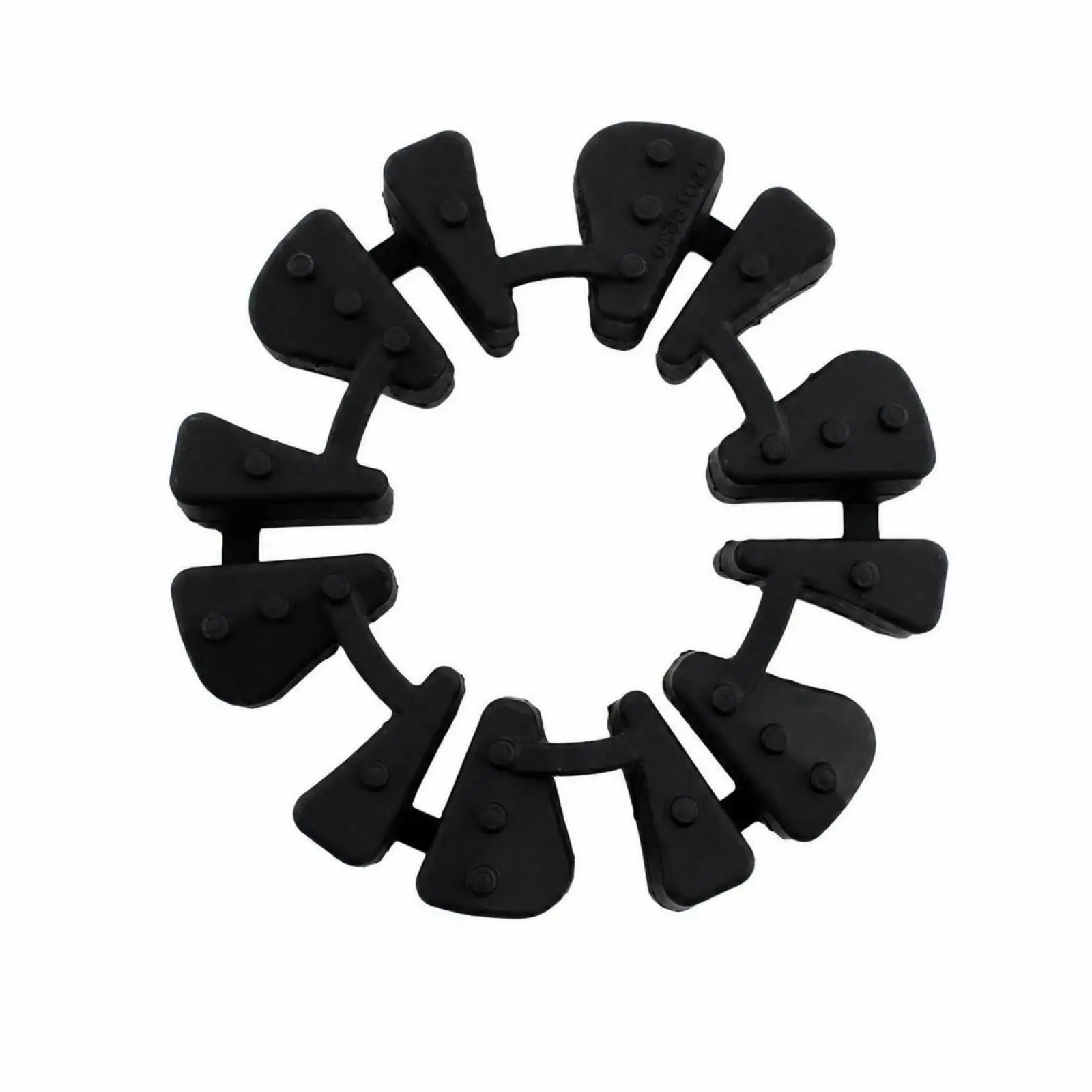 10 Pieces Sprocket Carrier Damper Wear-Resistant Rear Wheel Hub Damper Block Assembly Motorcycle Hub Cushion Set