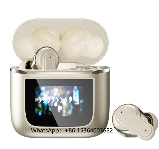 

TJXL-2024 New Wireless Earbuds YX27 in Ear Active Noise Cancellation Wireless Earphones Smart Color Screen Multi-function Earbud
