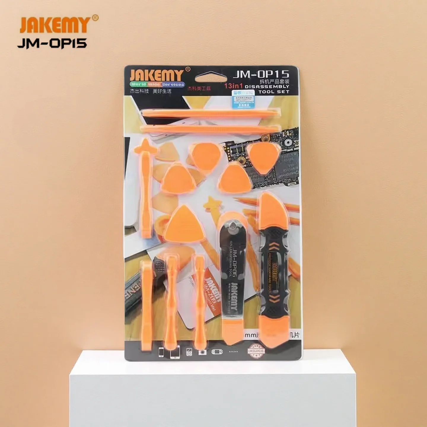

JAKEMY 13-IN-1 набор инструментов для разборки Pry Spudger для iPhone iPad Samsung планшет смартфон инструменты для ремонта отверстия ЖК-экрана