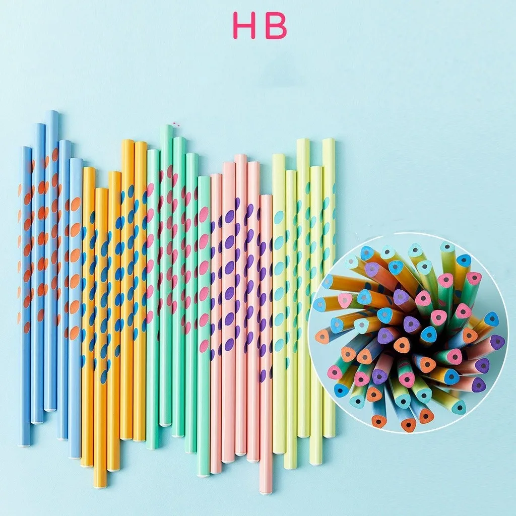Colorful Eco Pencils for Students (US) - close-up view