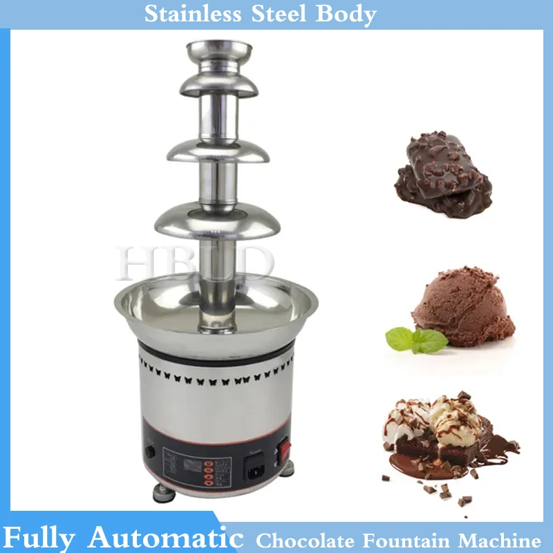 2025 NEW  Small Stainless Steel Melted Chocolate And Mini Fountain Machine For Sale