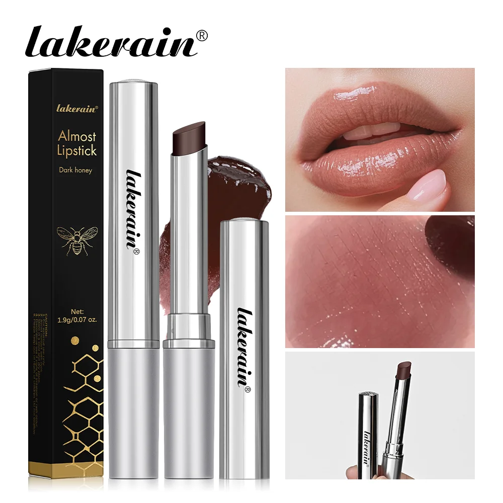 Lakerain Almost Lipstick Nourishing Black Honey Tinted Lip Balm Moisturizing Winter Lip Care, Prevents Dryness for All Skin Type