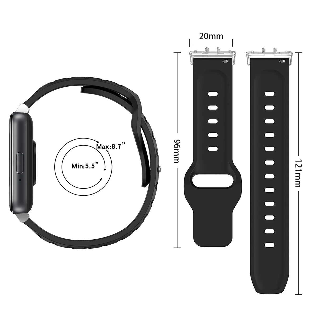Silicone Strap For Samsung Galaxy Fit 3 Bracelet Replacement Sport Watchband For Samsung Galaxy Fit 3 SM-R390 Band Accessories