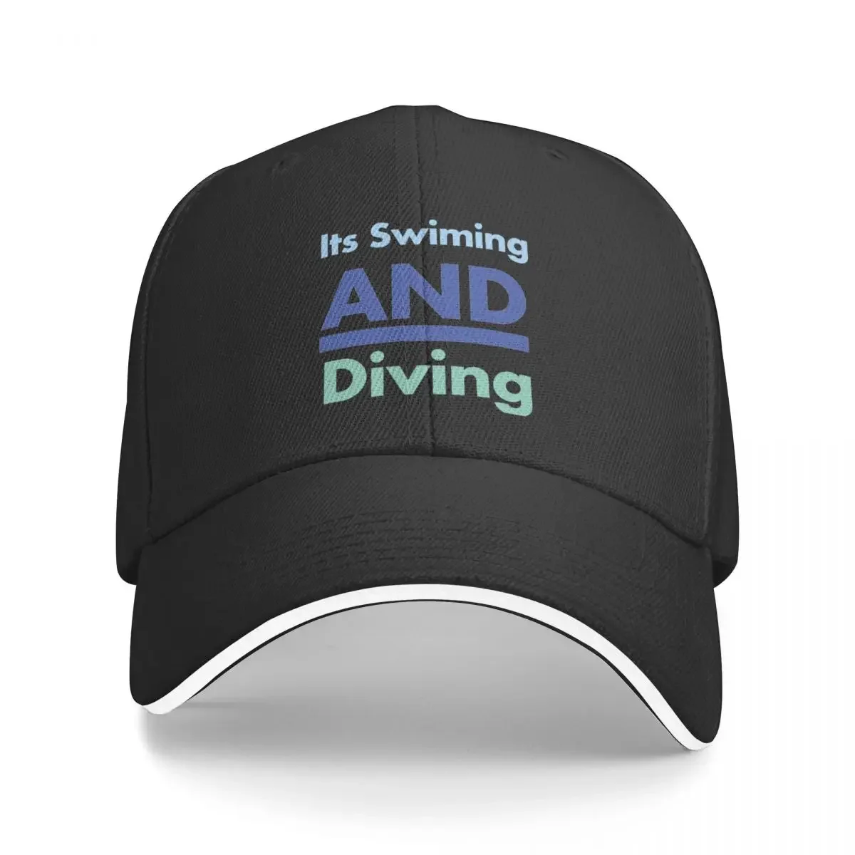 Its Swimming AND Diving Baseball Cap Streetwear Designer Hat Fashion Beach birthday Women's 2024 Men's