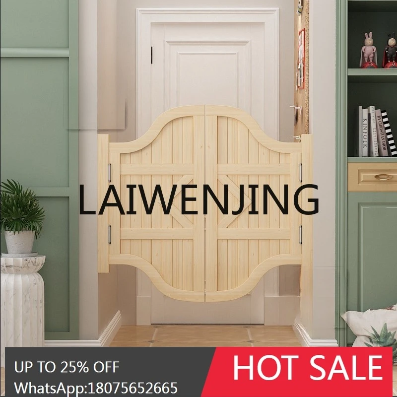 Solid Wood Half Waist Door Bar Counter Indoor Home Hallway Denim Partition Indoor Aisle Wooden Door