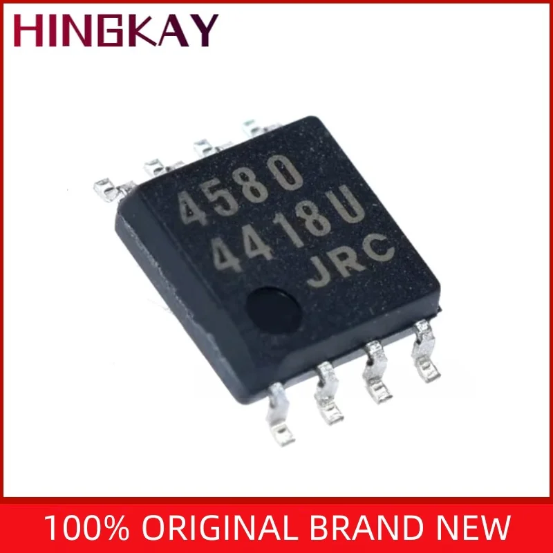 10PCS NJM4580M JRC4580 4580 SOP8 new original