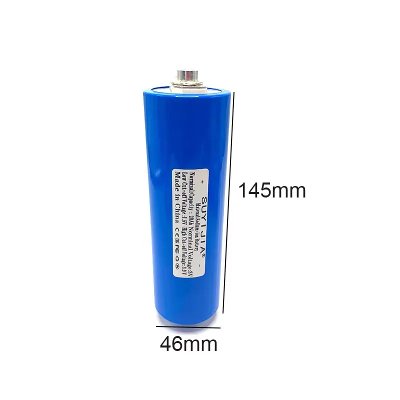 High Quality 46145 Sodium Ion Battery 3V 20Ah 10C Continuous Discharge 3000 Cycles for Power Tool Tram Energy Storage System