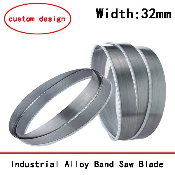 

Ширина дизайна 32 мм, ленточная пила из карбида древесины, полотно для резки сосны, горизонтальное полотно ленточной пилы с твердосплавным наконечником TCT