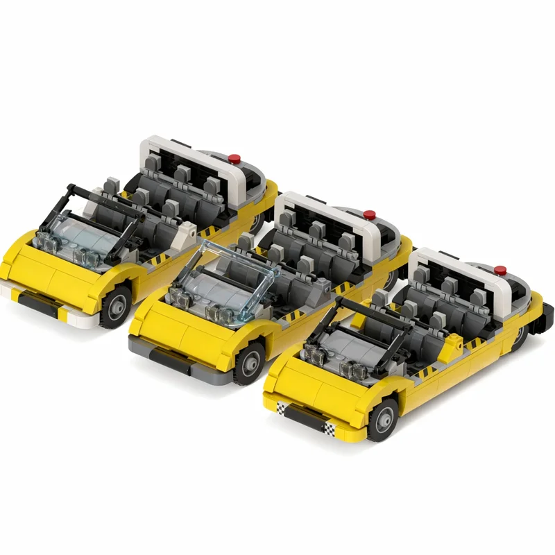 8145pcs MOC Test Track Car Bundle Disneieny Model Building Blocks Architecture Toy DIY Creative Idea Festival Gift Education