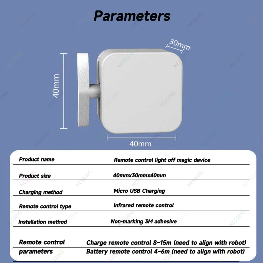 Wiring-free Wireless Remote Control turn off/On lights Auto Press Wall Switch Bot Automatic Physical finger Click Switch Button